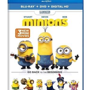 Minions Blue-Ray + 3 Mini Movies